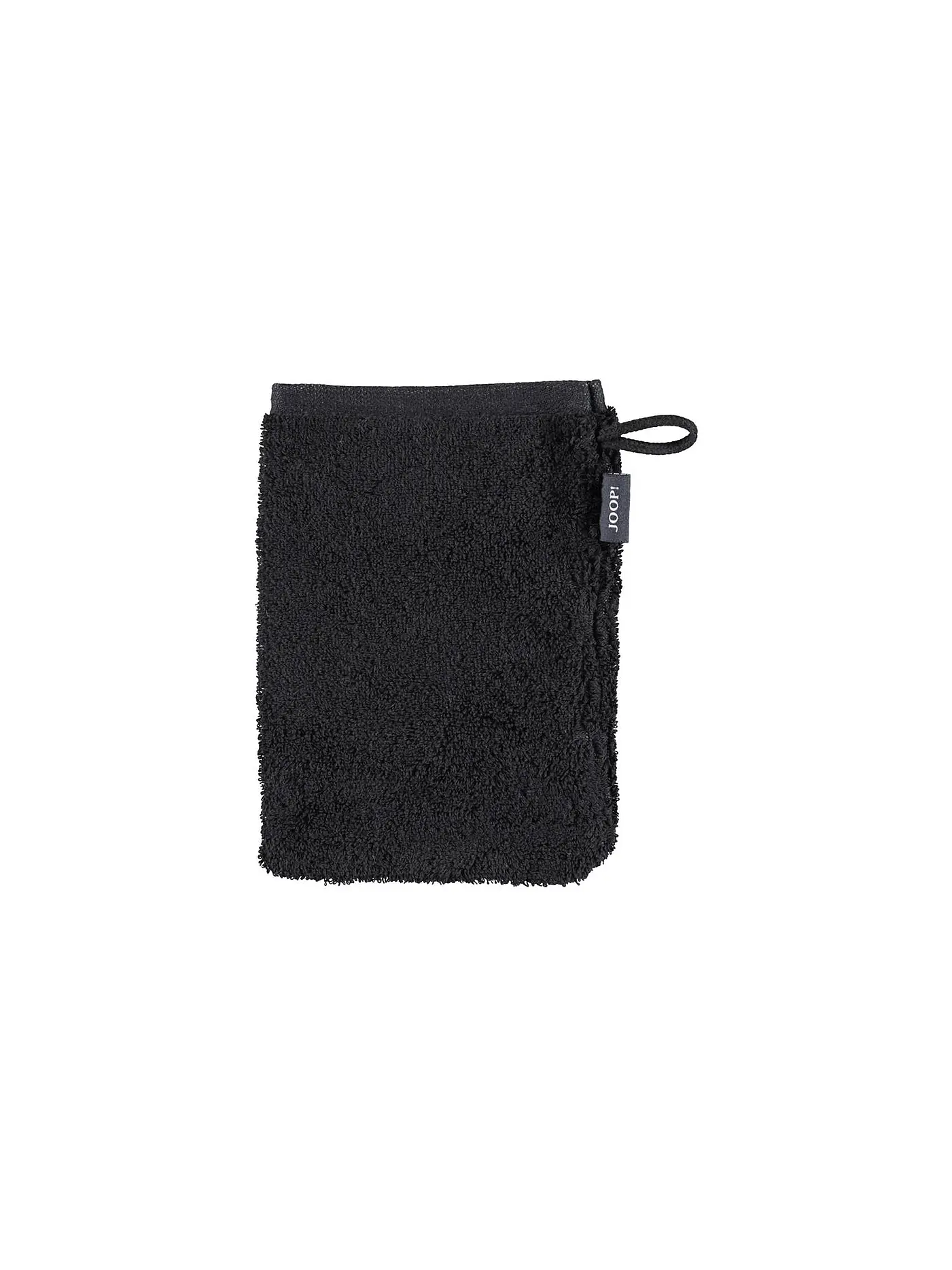 JOOP | Waschhandschuh Doubleface 16x22cm Schwarz | 